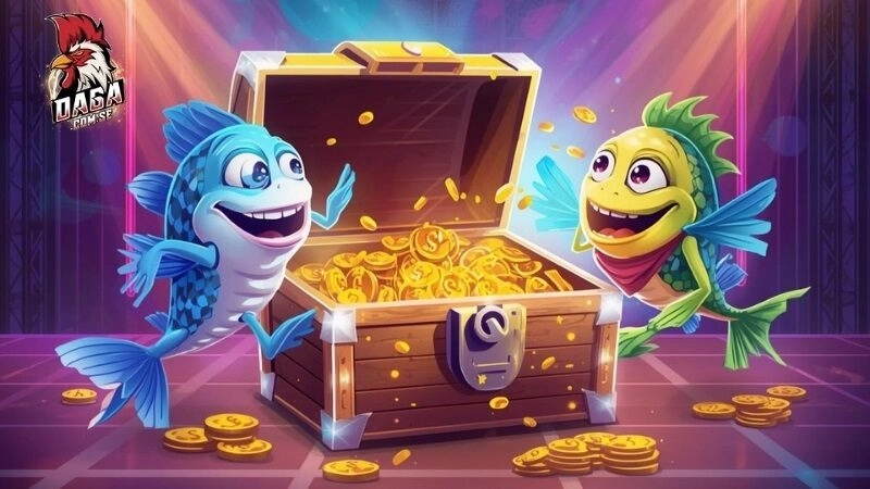 Bắn Cá Disco – Bữa Tiệc Âm Nhạc Dưới Lòng Đại Dương 2 Đèn nền led thay đổi theo mỗi lần bắn trúng cá
