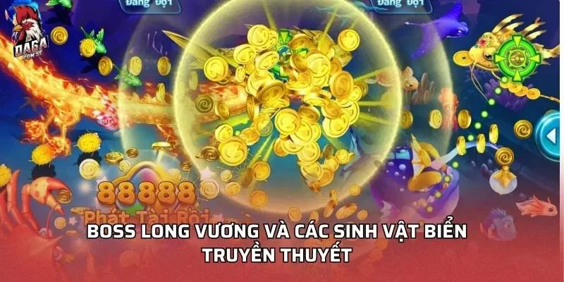 Bắn Cá Long Vương – Săn Rồng Biển Thưởng Cực Khủng 1 Boss Long Vương và các sinh vật biển truyền thuyết