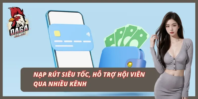 Nạp rút siêu tốc, an toàn