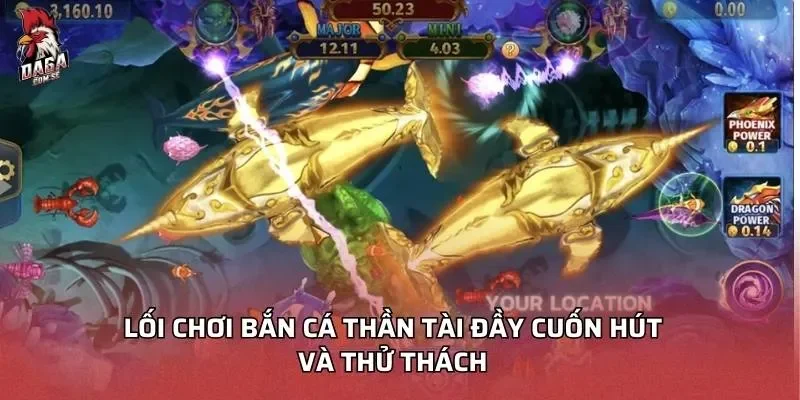 Bắn Cá Thần Tài - Đổi Thưởng Siêu Tốc Hot Nhất 2026 1 Lối chơi bắn cá thần tài đầy cuốn hút và thử thách