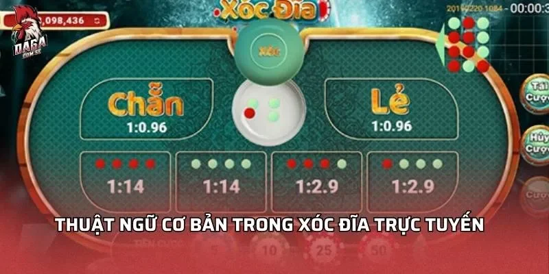 Xóc Đĩa Trực Tuyến - Bí Quyết Chơi Hiệu Quả Năm 2026 3 Thuật ngữ cơ bản trong xóc đĩa trực tuyến